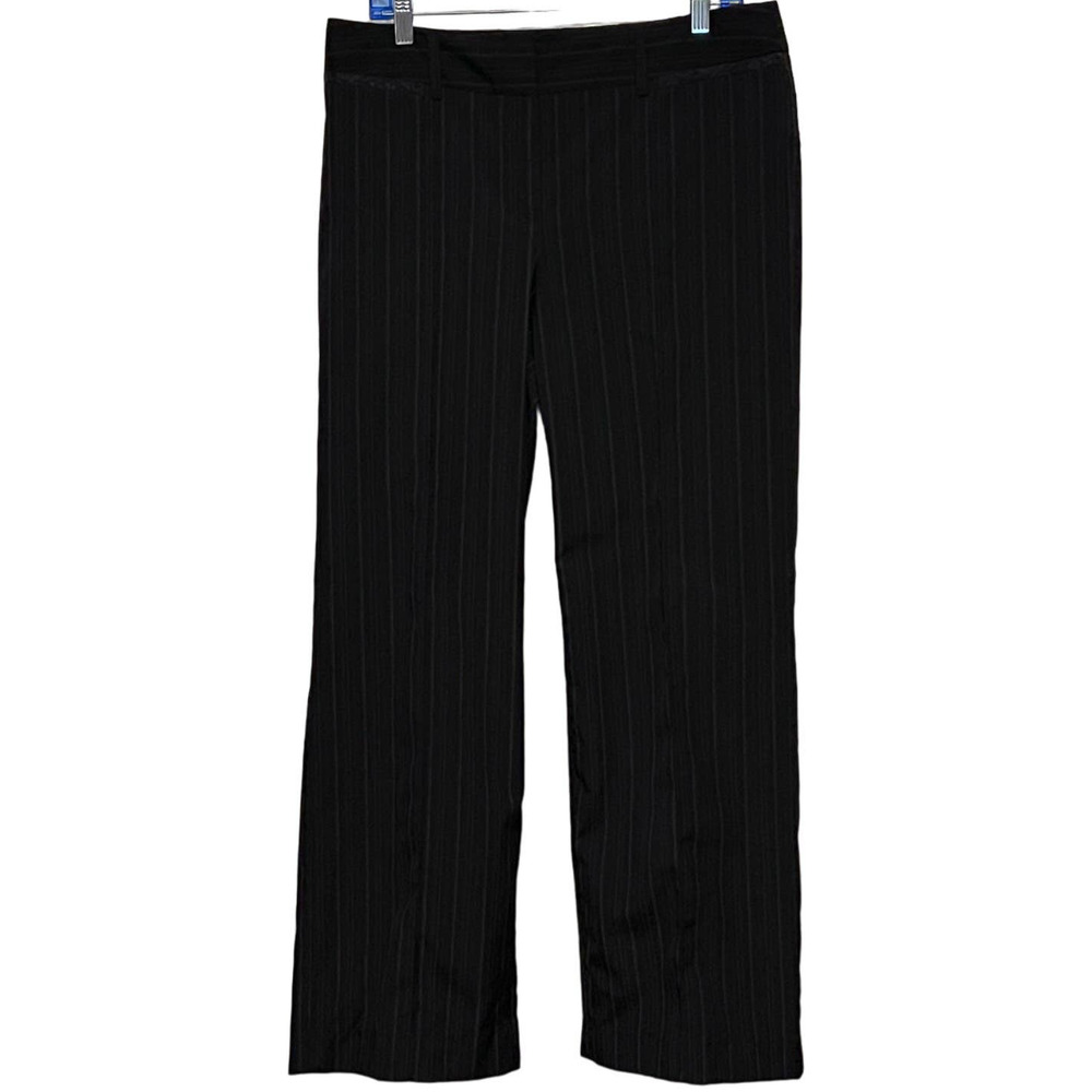 Nine & Co. by Nine West‎ Women's Pinstriped Black Blue Dress Pants Size 12